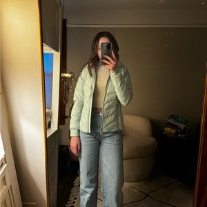 Holister Puffer Jacket In Mint